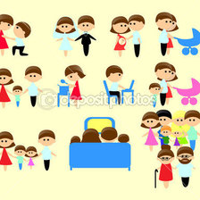 Схема вышивки «семья»