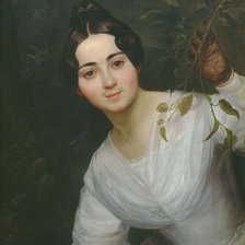 Схема вышивки «СЕРИЯ  "ПОРТРЕТЫ". ПОРТРЕТ М.С. ВОЕЙКОВОЙ»