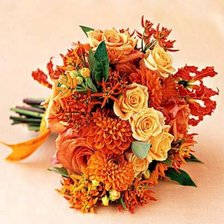 Схема вышивки «осенний букет»