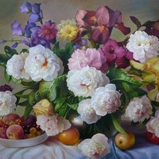 Схема вышивки «букет»