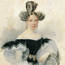 Схема вышивки «СЕРИЯ  "ПОРТРЕТЫ". ПОРТРЕТ Е.М. БАКУНИНОЙ»