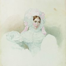 Схема вышивки «СЕРИЯ  "ПОРТРЕТЫ". ПОРТРЕТ Ш.Б. МЕЩЕРСКОЙ»