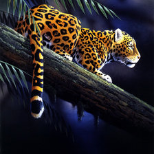 Схема вышивки «Ночная охота»