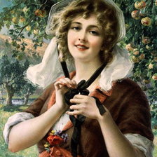 портрет девушки