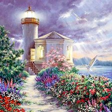 Схема вышивки «маяк»