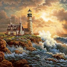 Схема вышивки «маяк 3»