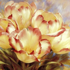 Схема вышивки «Тюльпанный шарм»