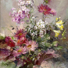 Схема вышивки «Букет»