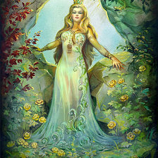 Схема вышивки «хозяйка медной горы»