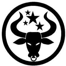 Схема вышивки «Телец зодиакальный»