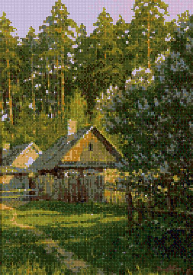 Моя деревня - природа, деревня, дом, село, хата, домик - предпросмотр