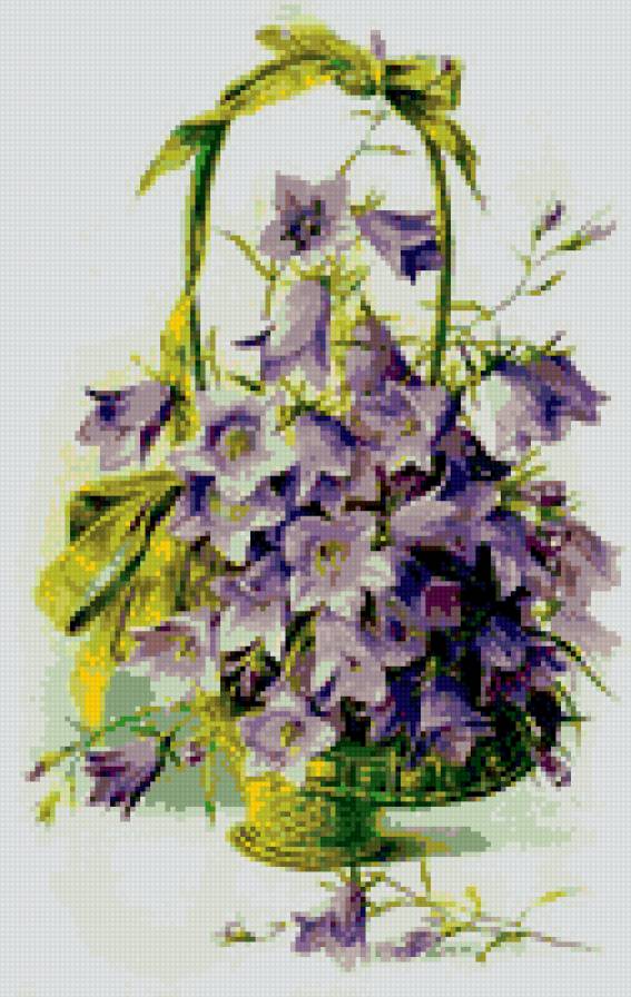 Букет колокольчиков - цветы, букет, колокольчики - предпросмотр