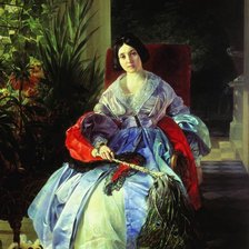 Схема вышивки «СЕРИЯ  "ПОРТРЕТЫ". ПОРТРЕТ СВЕТЛЕЙШЕЙ КНЯГИНИ Е.П. САЛТЫКОВОЙ»