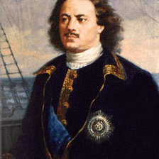 Схема вышивки «Петр 1»