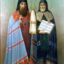 Схема вышивки «Тихон Задонский, Митрофан Воронежский»