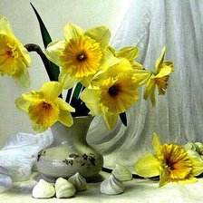 Схема вышивки «Нарцыссы»