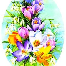 Схема вышивки «Букет цветов»