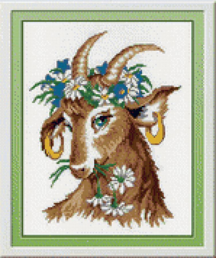 коза-краса - коза, животные - предпросмотр