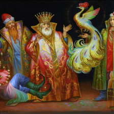 Схема вышивки «жар птица»