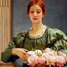 Схема вышивки «зеленое платье»