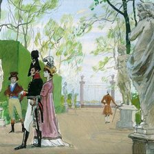 Схема вышивки «СЕРИЯ "ПЕТЕРБУРГ". ЛЕТОМ В ПЕТЕРБУРГЕ»