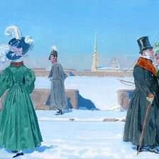 Схема вышивки «СЕРИЯ "ПЕТЕРБУРГ". НЕВЫ БЕРЕГОВОЙ ГРАНИТ...»