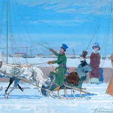 Схема вышивки «ЭХ, С ВЕТЕРКОМ!»