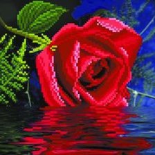 Схема вышивки «Роза»