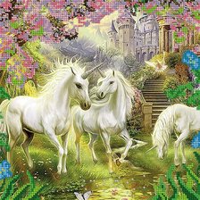 Схема вышивки «Лошади»