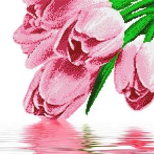 Схема вышивки «Тюльпаны»