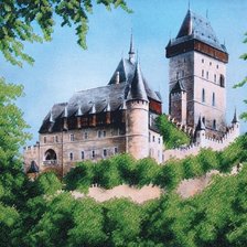 Схема вышивки «Замок»