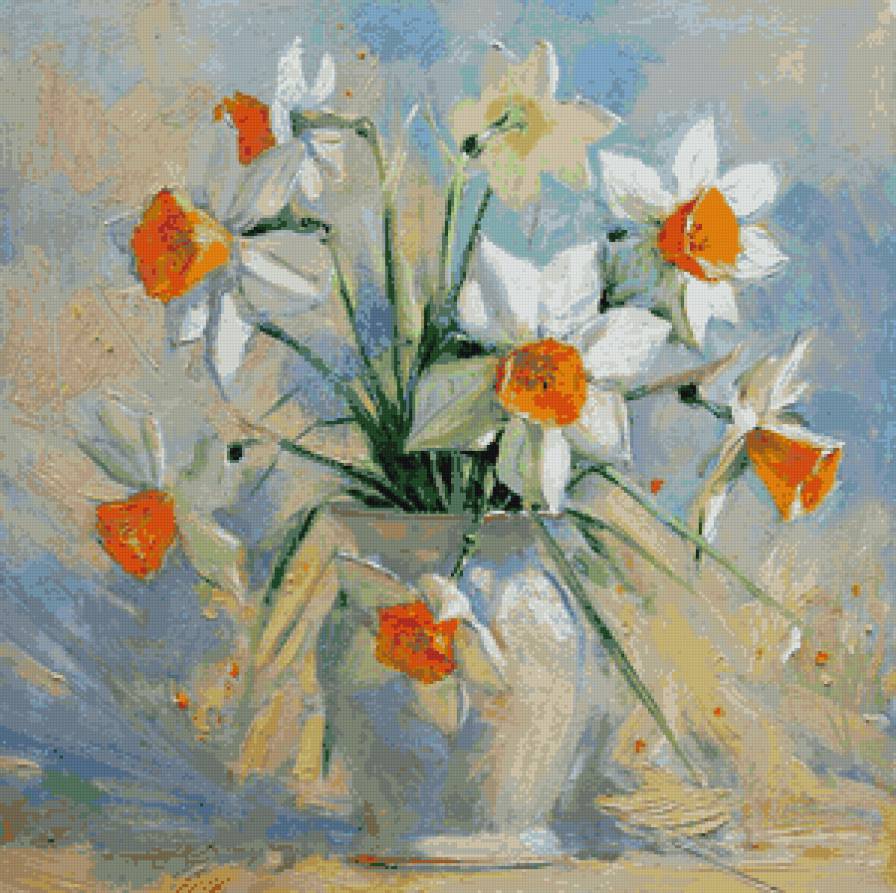 нарцис - цветы - предпросмотр