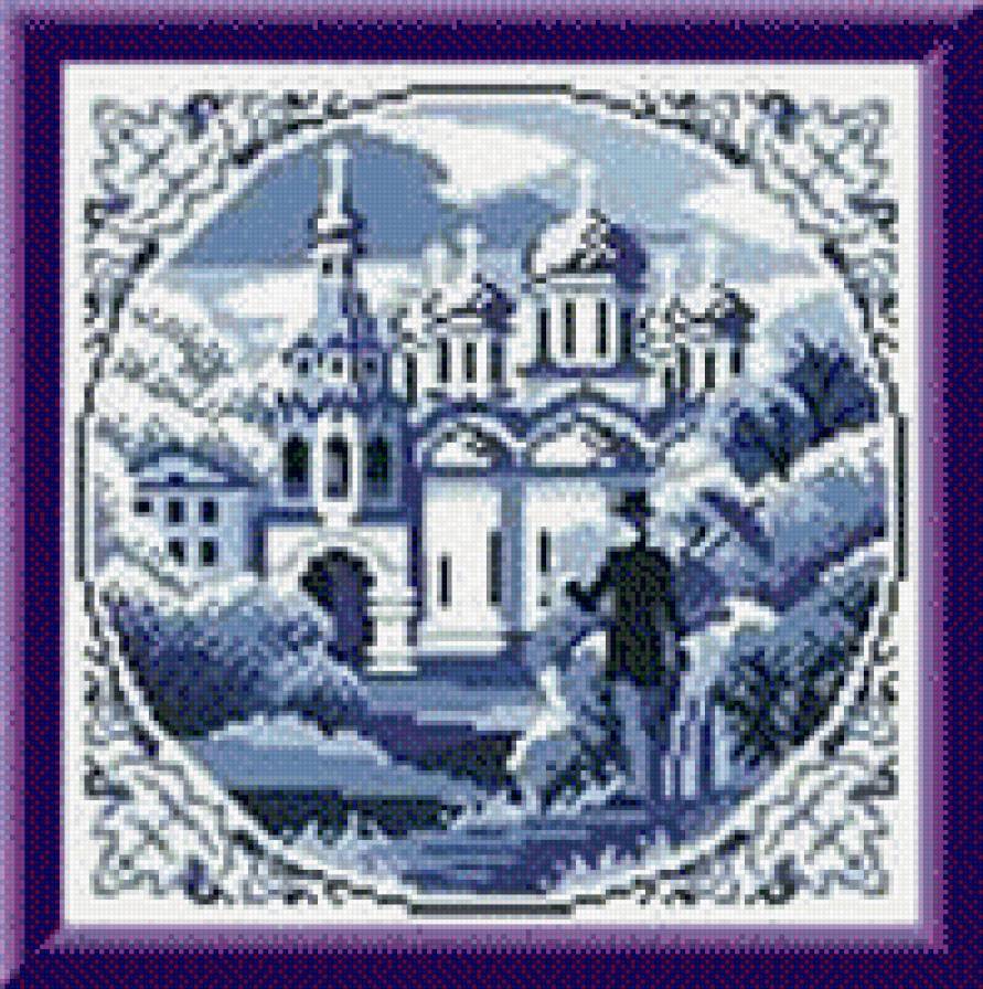 церковь - гжель - предпросмотр