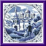 Схема вышивки «церковь»