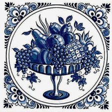 Схема вышивки «ваза с фруктами»