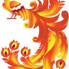 Схема вышивки «Жар птица»