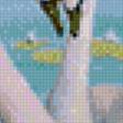 Предпросмотр схемы вышивки «лебединая пара» (№749745)