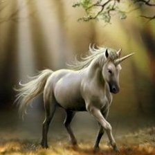 Схема вышивки «Единорог»