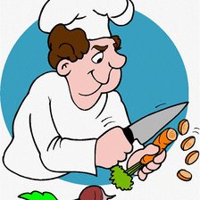 Схема вышивки «поварёнок»