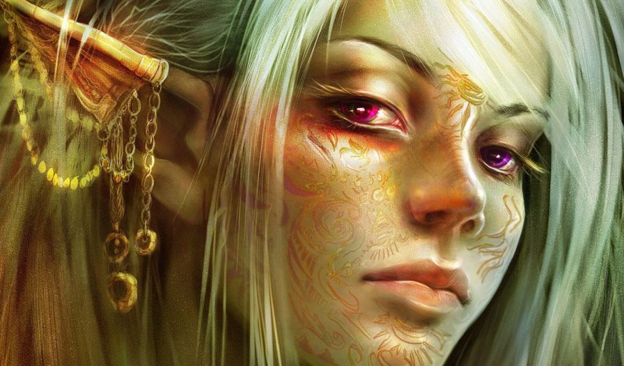 Эльфийка - девушка - оригинал