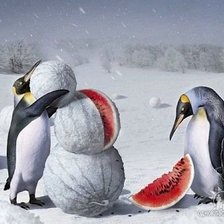 Схема вышивки «Арктический арбуз»