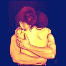 Схема вышивки «двое»