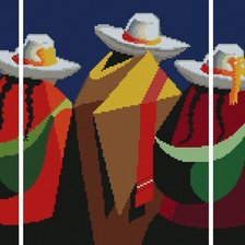 Схема вышивки «Cholitas»