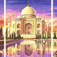 Схема вышивки «ТАДЖ-МАХАЛ (триптих)»