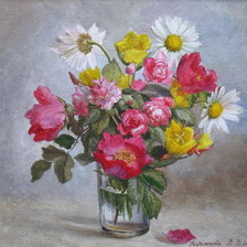 Схема вышивки «Букет»