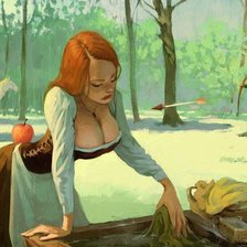 Схема вышивки «забавы Робин Гуда»