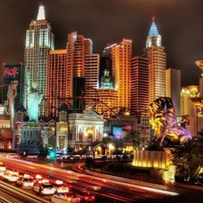 Схема вышивки «ночной лас-вегас»