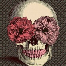 Схема вышивки «череп 1»