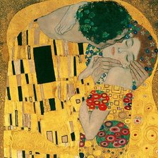 Схема вышивки «Климт, поцелуй»