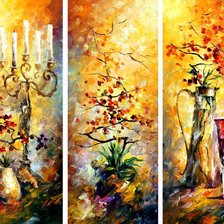 Схема вышивки «осенний триптих»